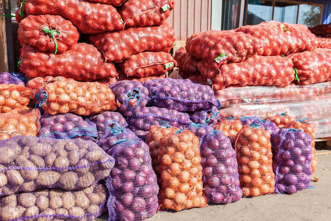 Сетчатые мешки для овощной продукции оптом